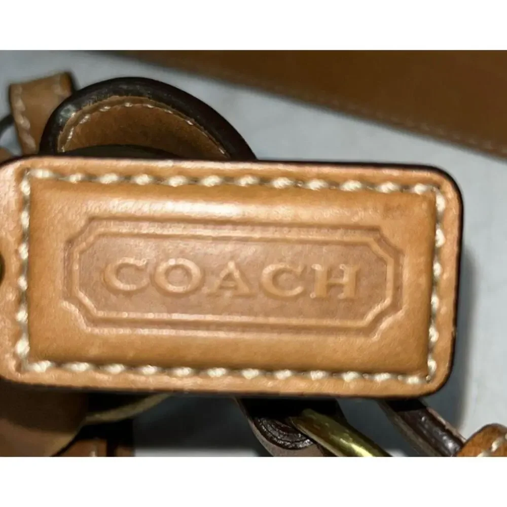 Women’s Vintage Coach B06Q-10018 Crossbody Bag Multicolor Patchwork Monogram